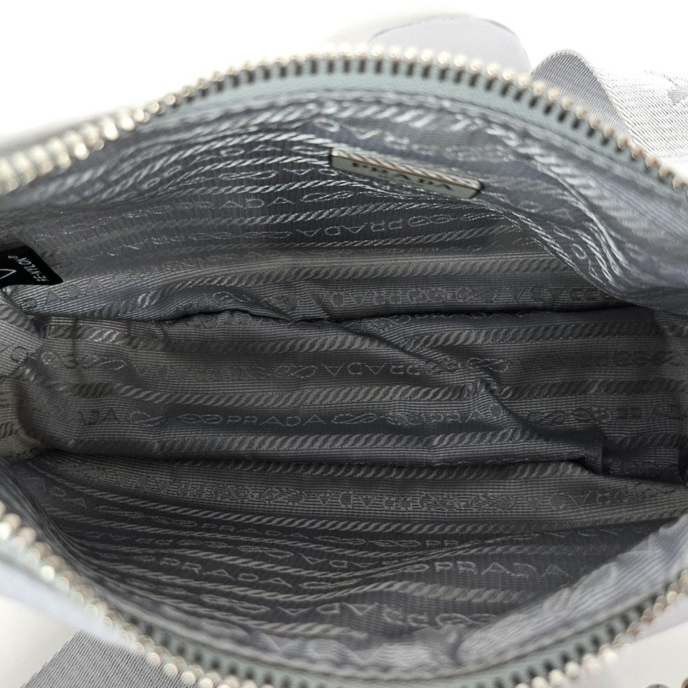 Prada Nylon 2005 Re-Edition Fiordaliso Blue Crossbody Bag - Picture 2 of 7